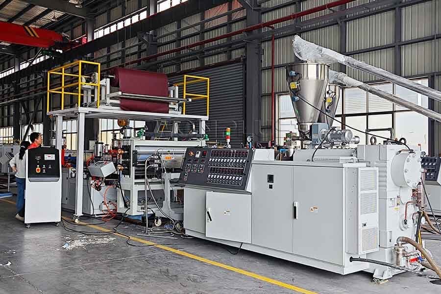 ASA PVC Trapezoidal/ Corrugated Roof Tile Extrusion Line